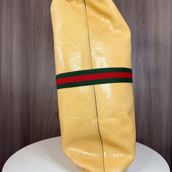 Gucci Rajah Maxi Python tote - Picture 4 of 11